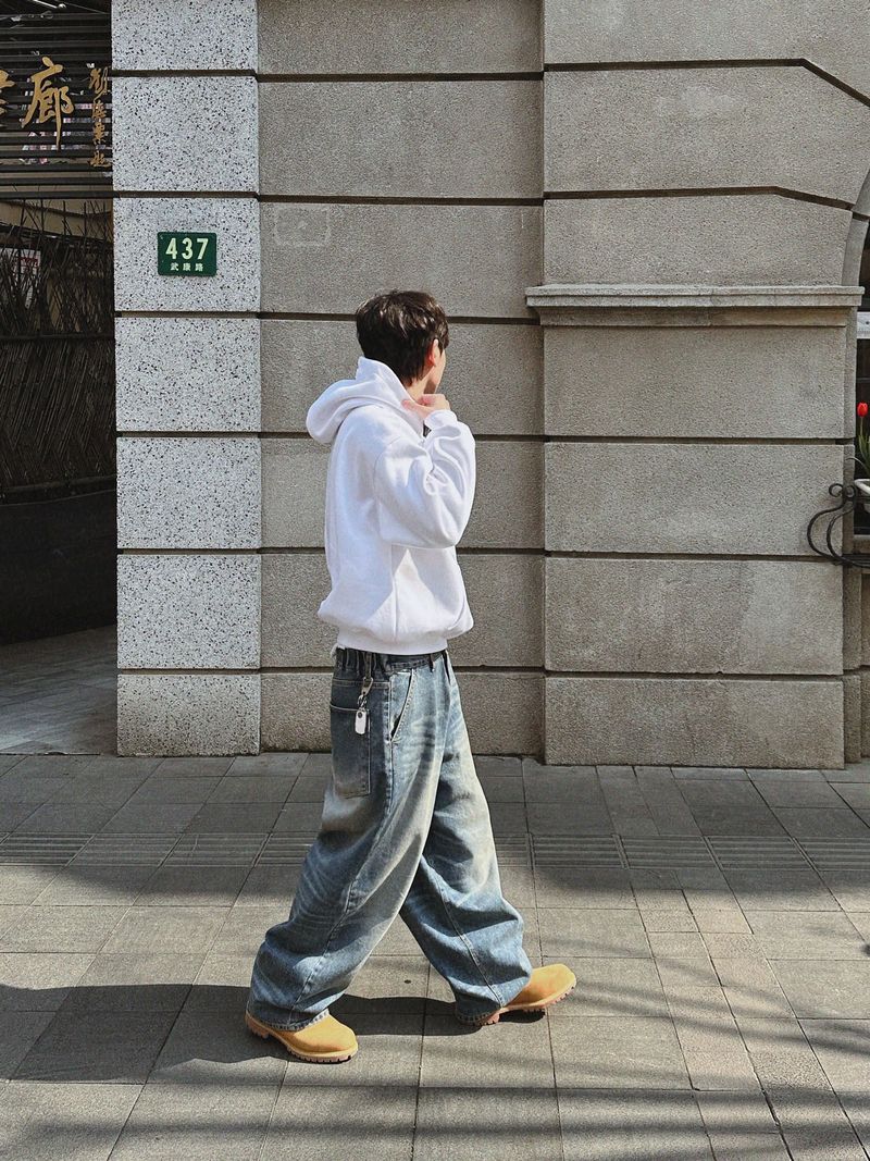 Look Chief Tiger Balloon Denim Pants