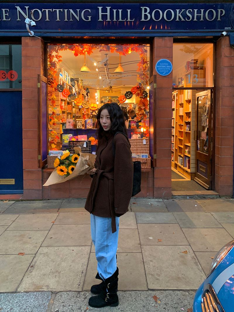 [MADE] reelfi high neck wool bouquet handmade coat
