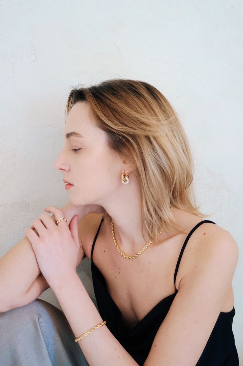 Vera Double Cubic Earrings