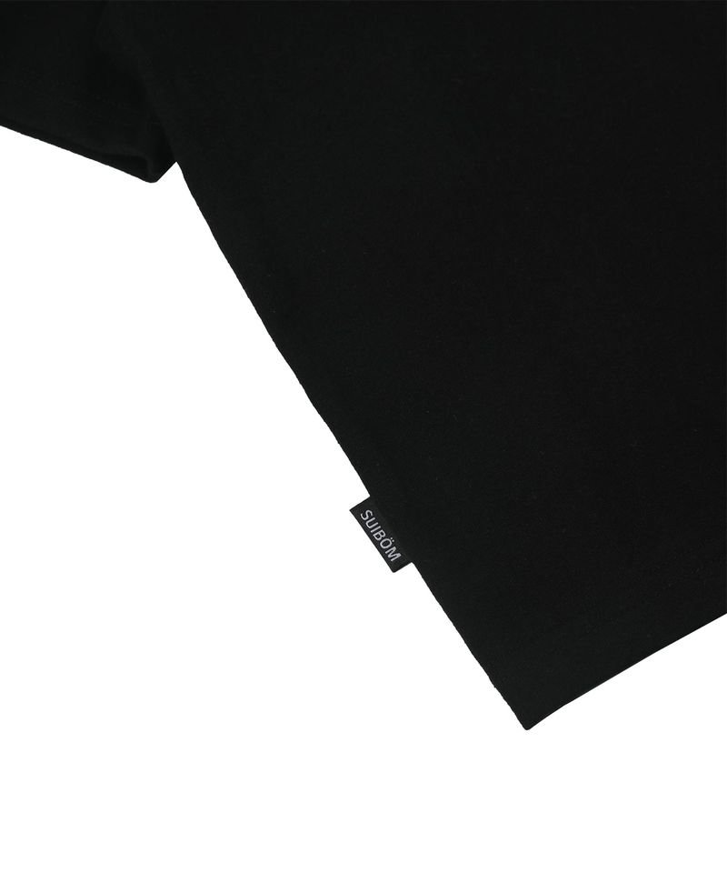 Catching Eye Crop T-Shirt in Black