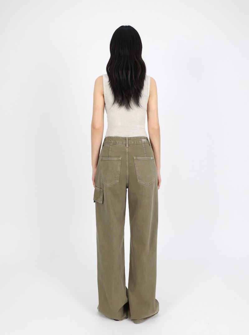 [3RD REORDER] SOFT OLIVE DYING FRONT POCKET DENIM code 26221