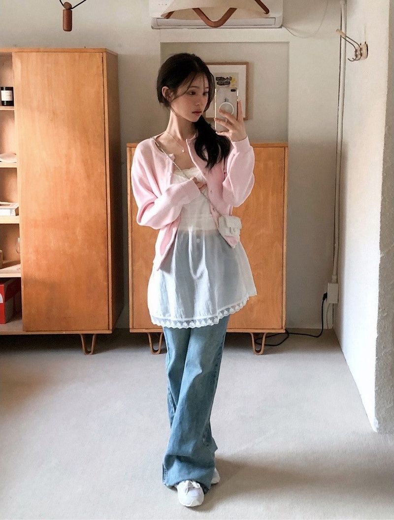 Basic Fine Wool Round Knit Cardigan (11color)