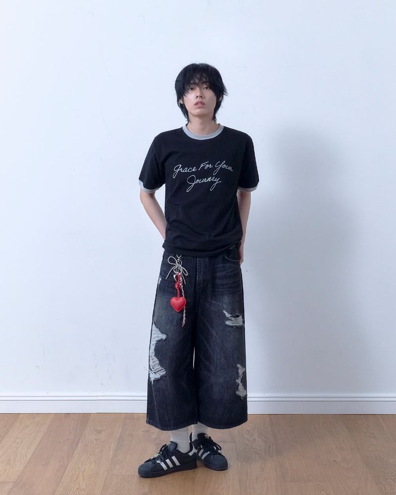 26SS★ Grace Crop Ringer Tee