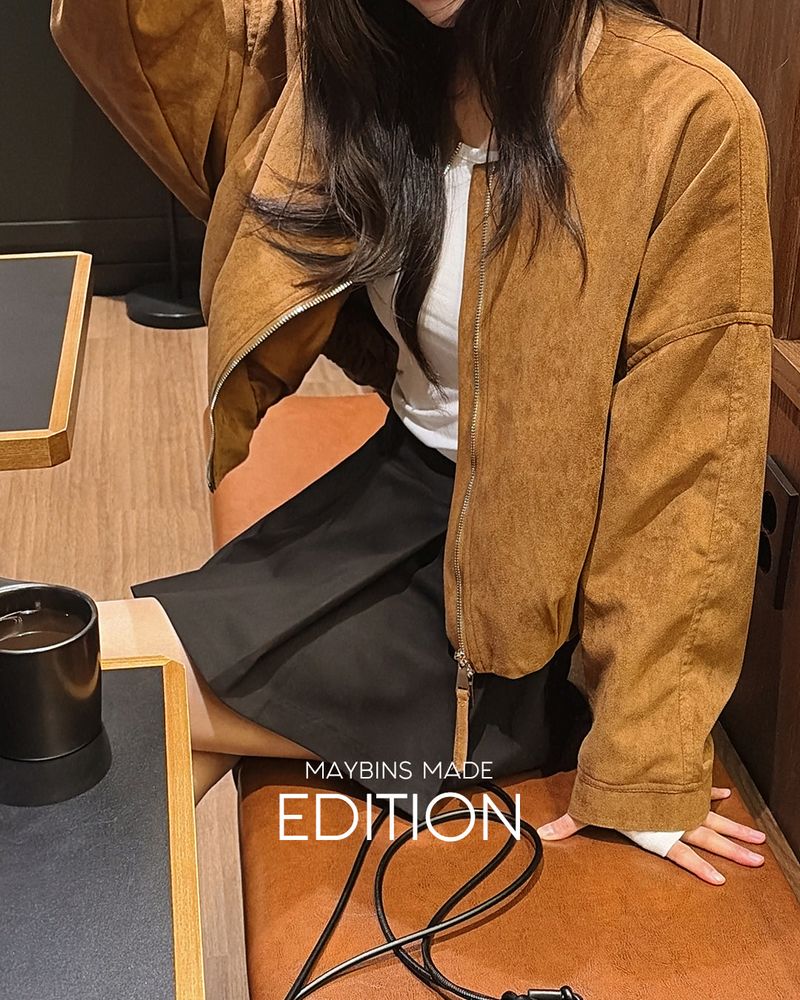 [MADE] Dorell Suede Zip-Up Jacket