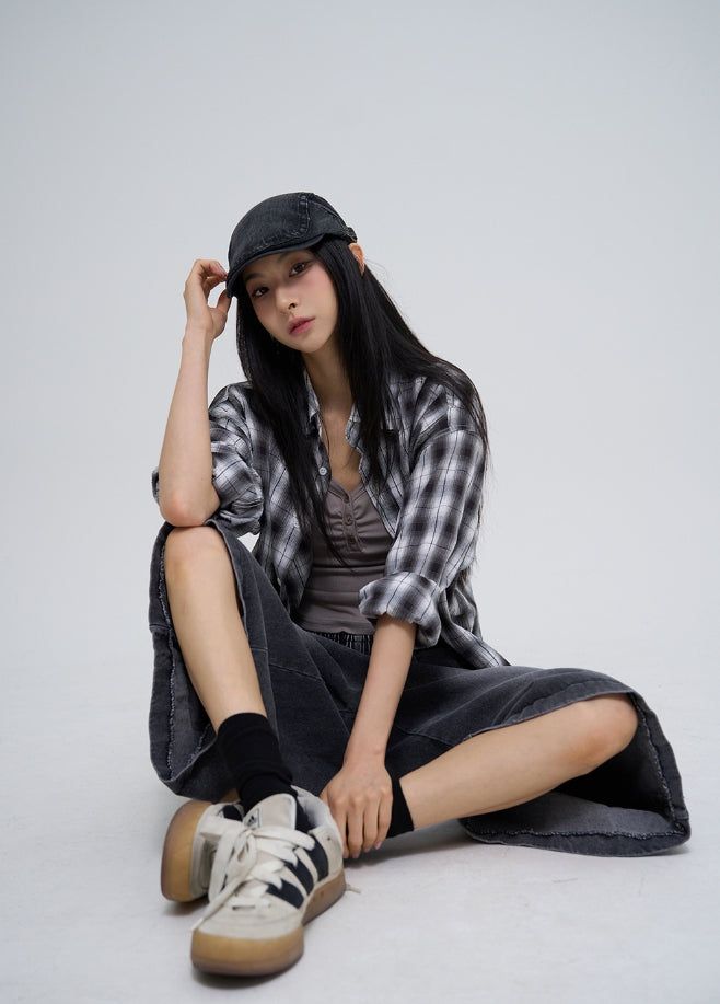 High Wrinkle Decky Check Shirt