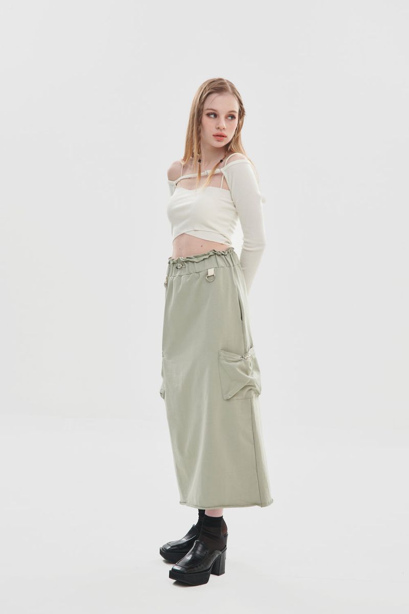 POCKET LONG SKIRT