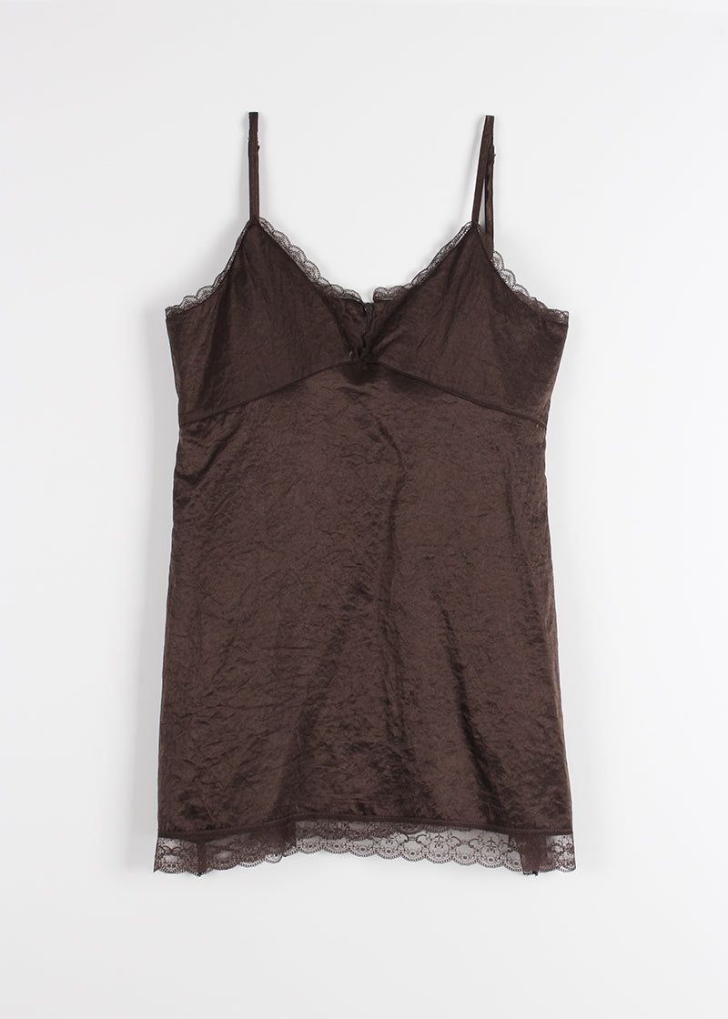LACE SLIP SLEEVELESS TOP