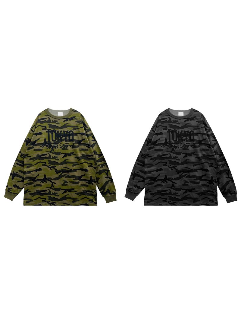 TOKYO Camouflage Long Sleeve 2C