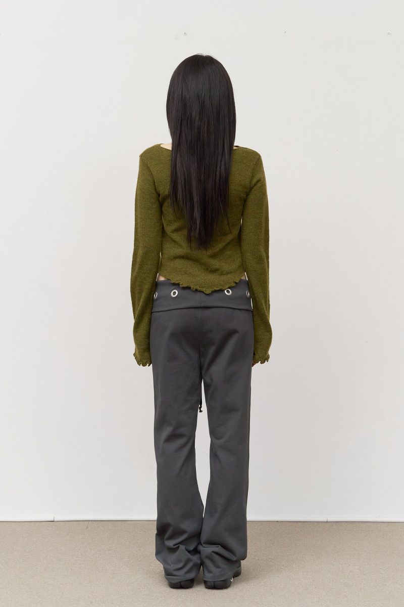 (W) Ruf Frill Knit