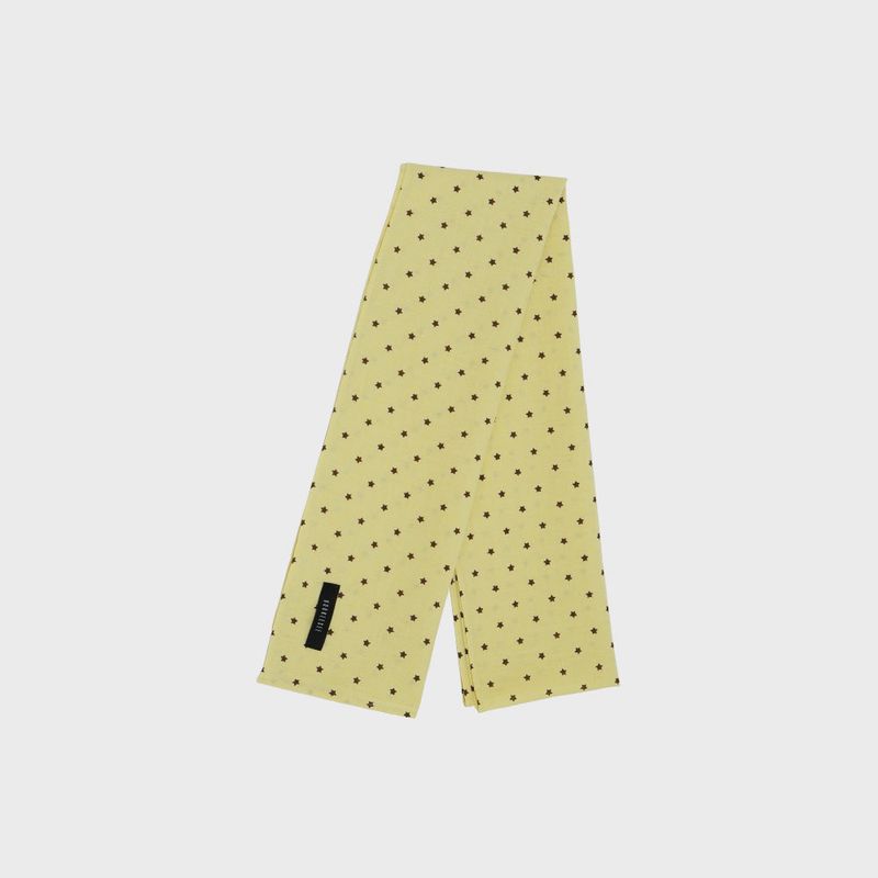 KOOKEESEE(クキシ)の「Little Star Long Scarf (yellow)(Fashion Accessories)」