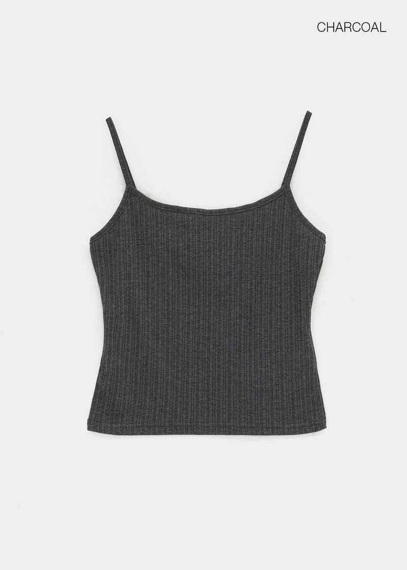 [MADE] Fluffy Layered Ribbed Sleeveless Top (Set Available)