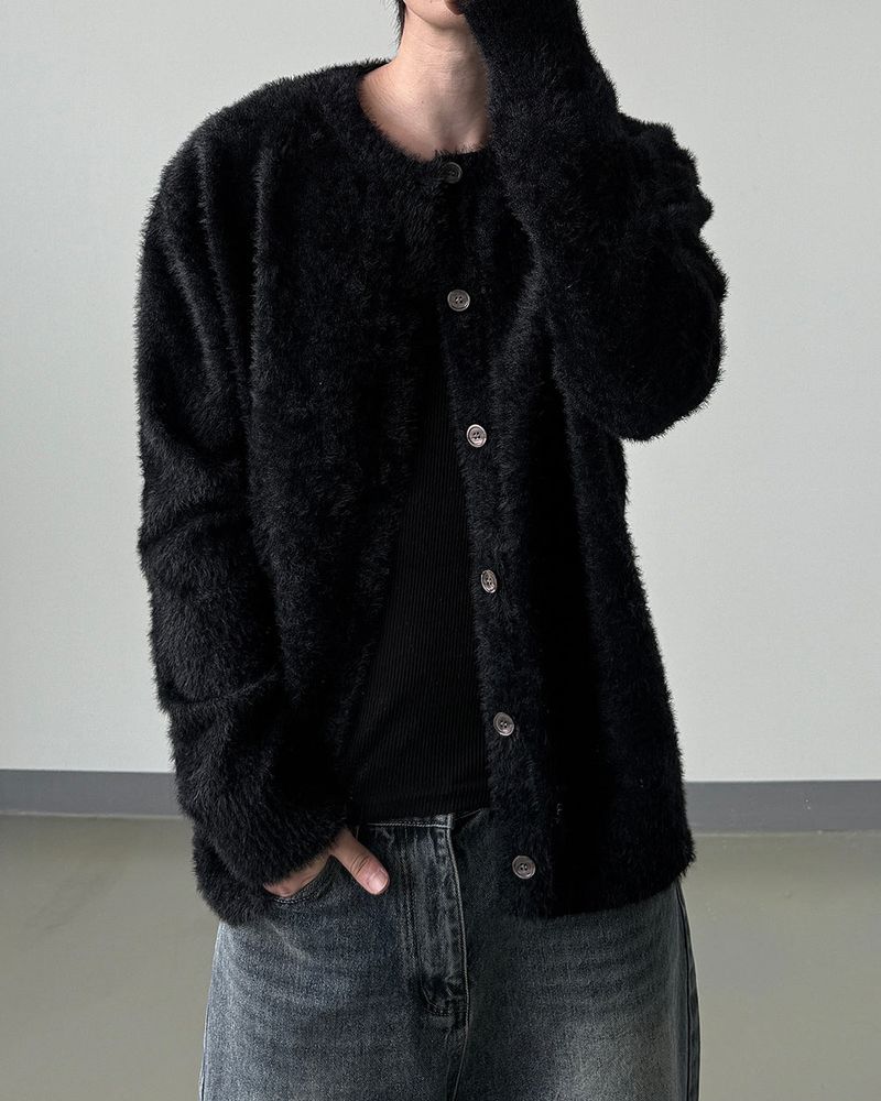Halo Angora Round Cardigan