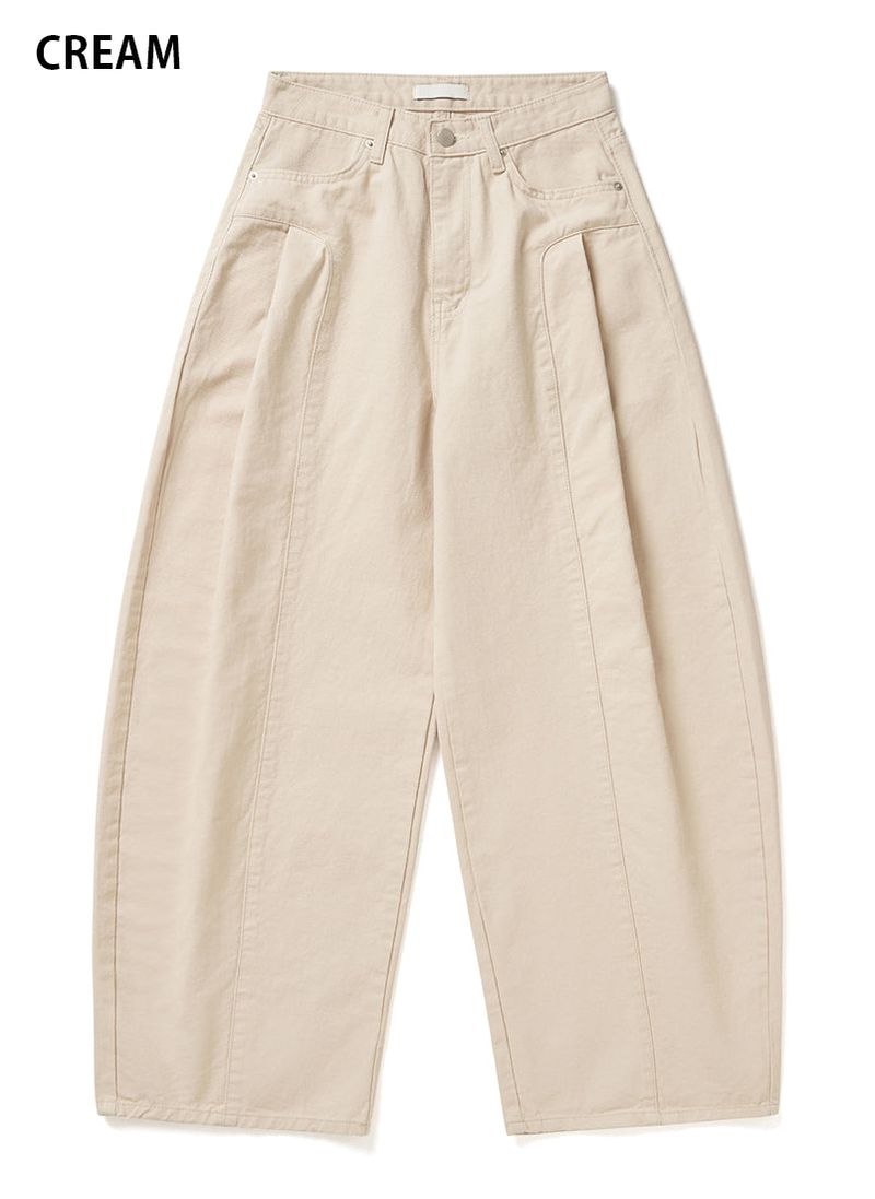 PELVIS PINTUCK BALLOON PANTS (3C)