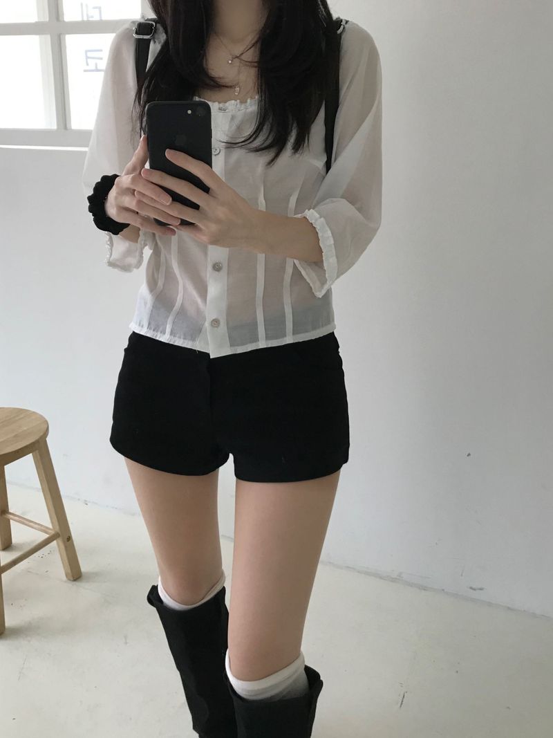 Miel frill blouse (3 colors)