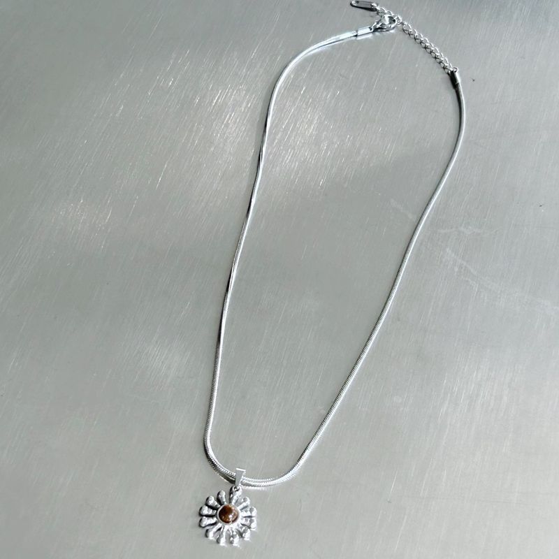 Sun Relief Pendant Necklace