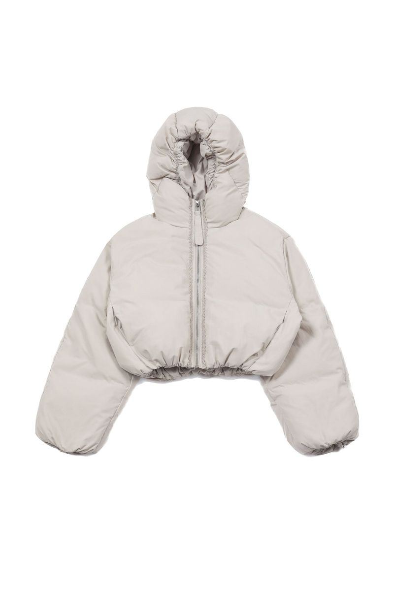 POPPALS（ポップパルズ）の「Shirring Hood Padding Jacket [Ivory]（Jackets/Outerwear）」