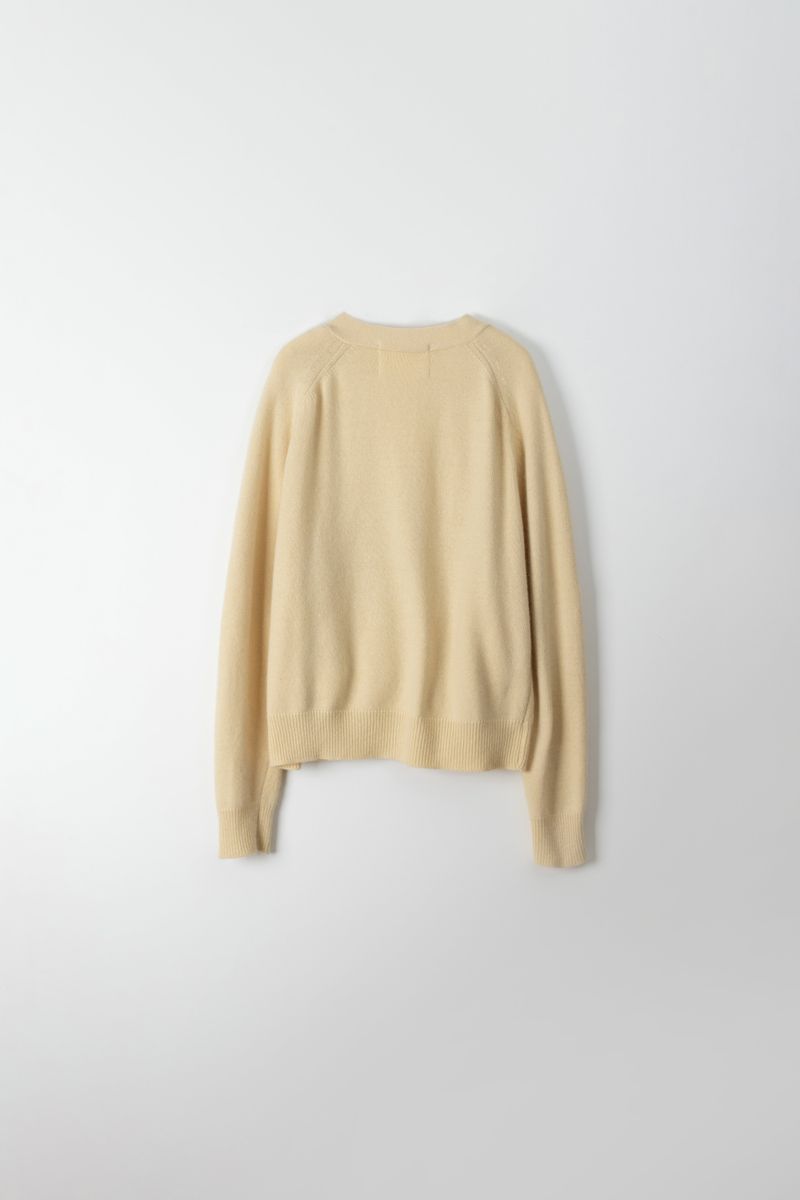 Loose cardigan (Yellow)