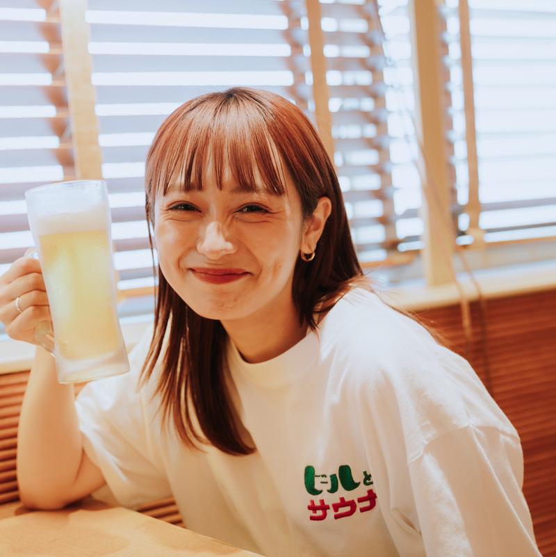 chao!×ふくだ ビールとサウナ®刺繍コラボTshirt