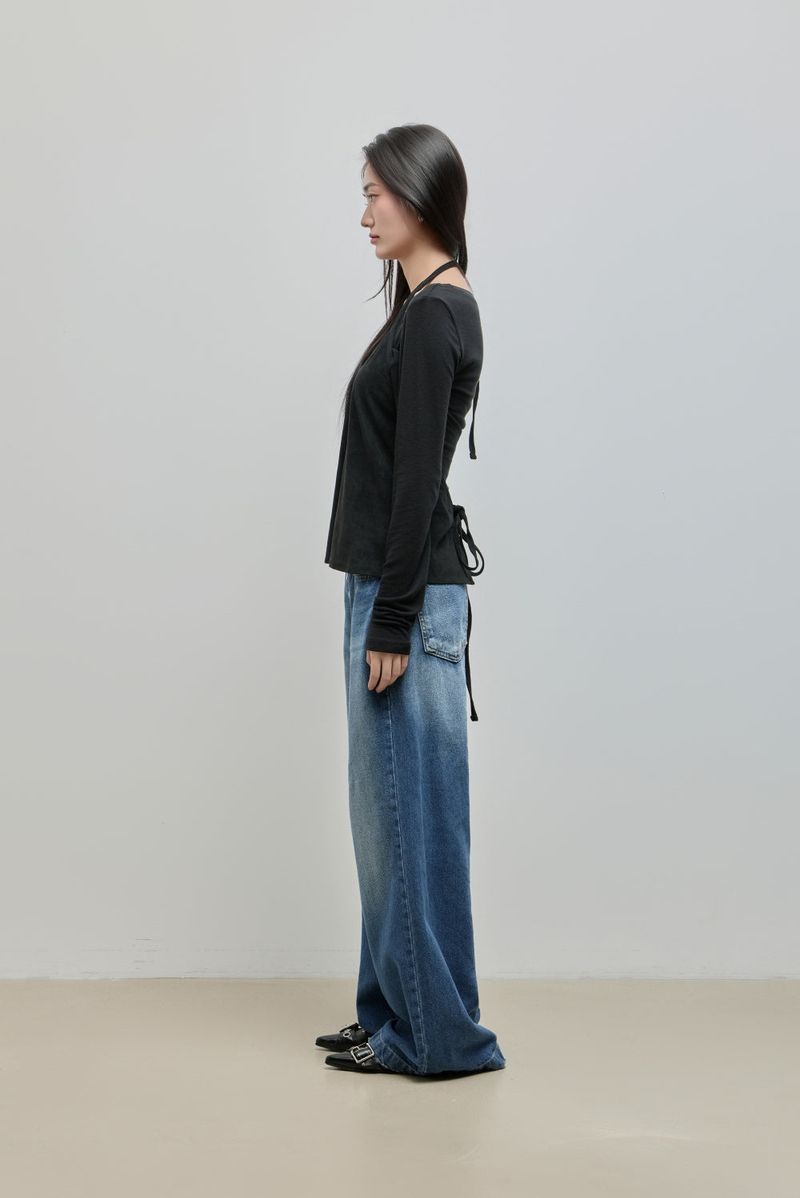 Tencel Long Sleeve Tee_Black