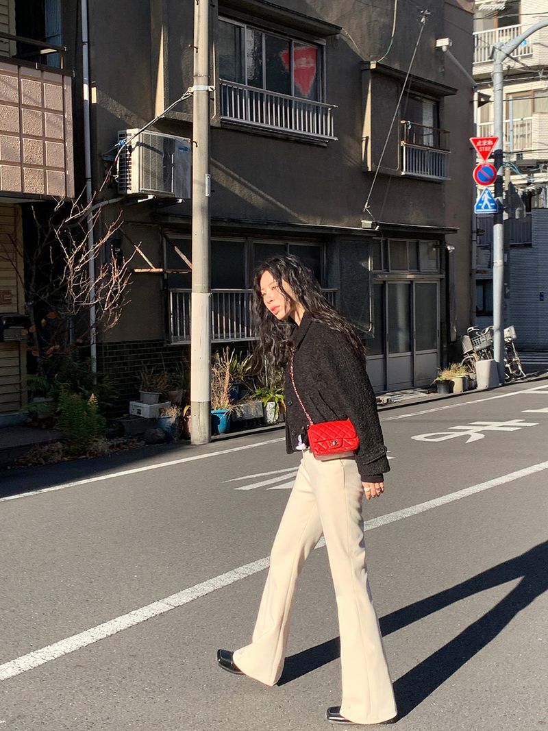 [MADE] [Wool Napping] Winter Warm Long Bootcut Slacks