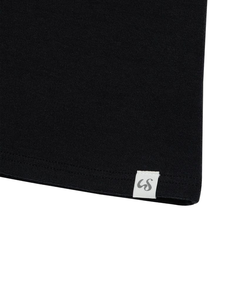 WRAP SHIRRING TOP(BLACK)