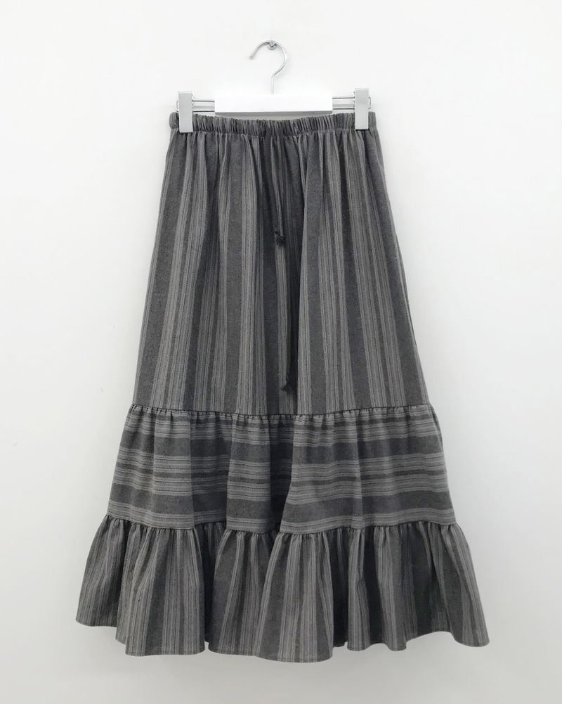 [MD Pick]Winder Stripe Skirt (1color)