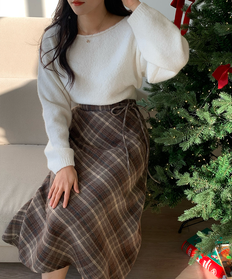 Betty Check Skirt