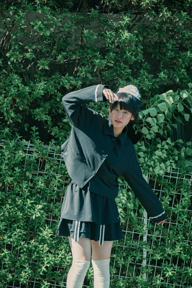 bigribbon jacket(black)