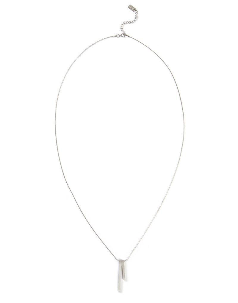 double stick pendant necklace