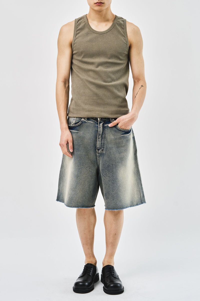 Milky Bermuda Denim Shorts