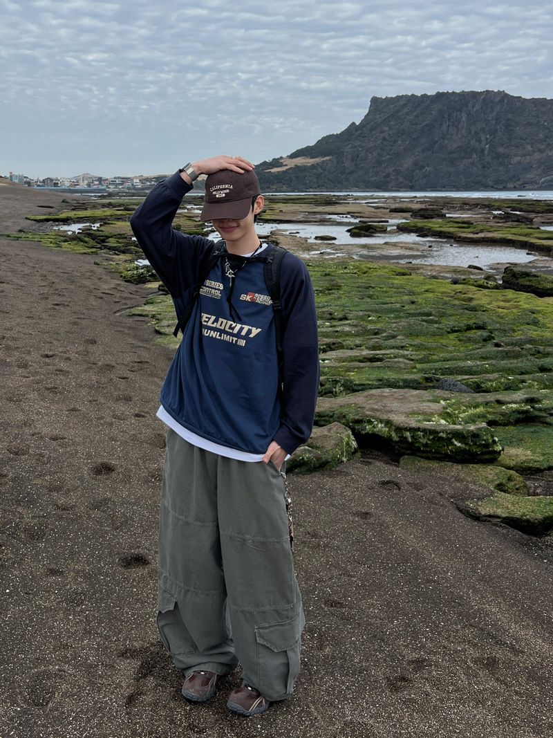 Segmented Panel Cargo Pants (4 Colors)