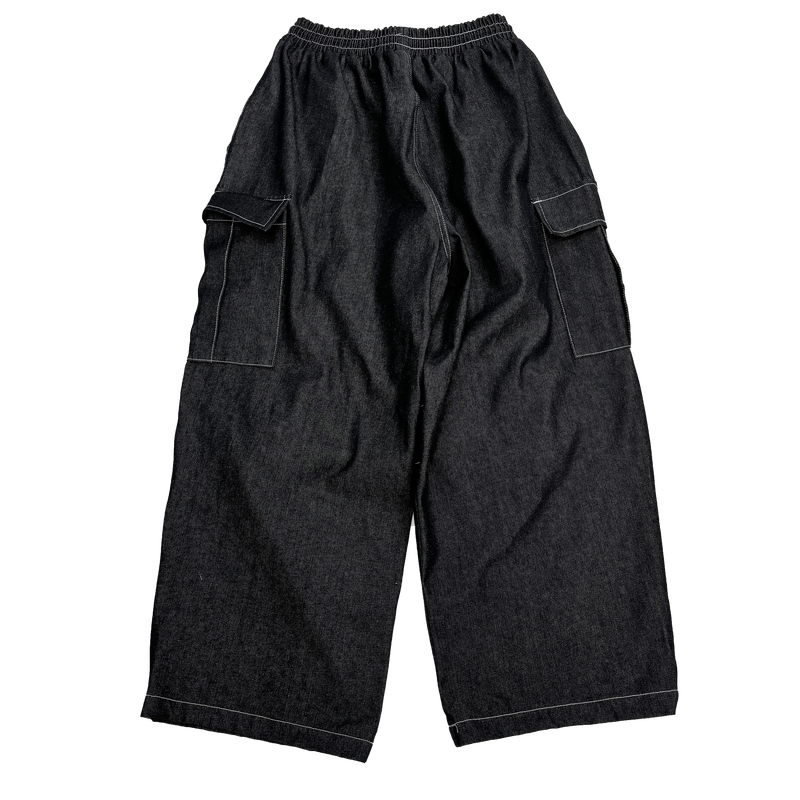 big over denim cargo balloon pt
