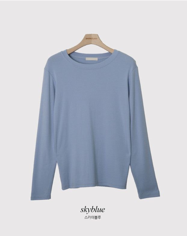 All Day Basic Long Sleeve T-shirt (4color)