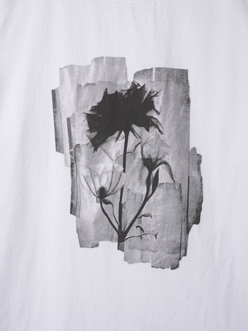 Rose Square Printing Short Sleeve T 2C