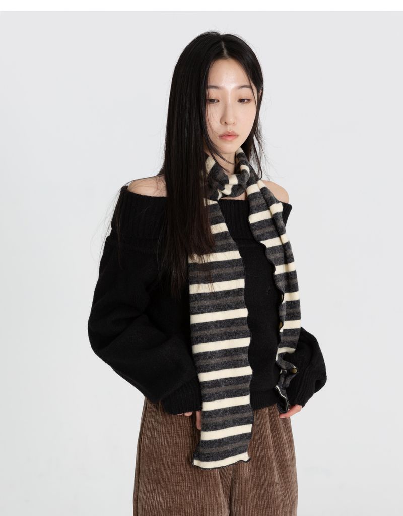 Willy stripe muffler(2colors!)