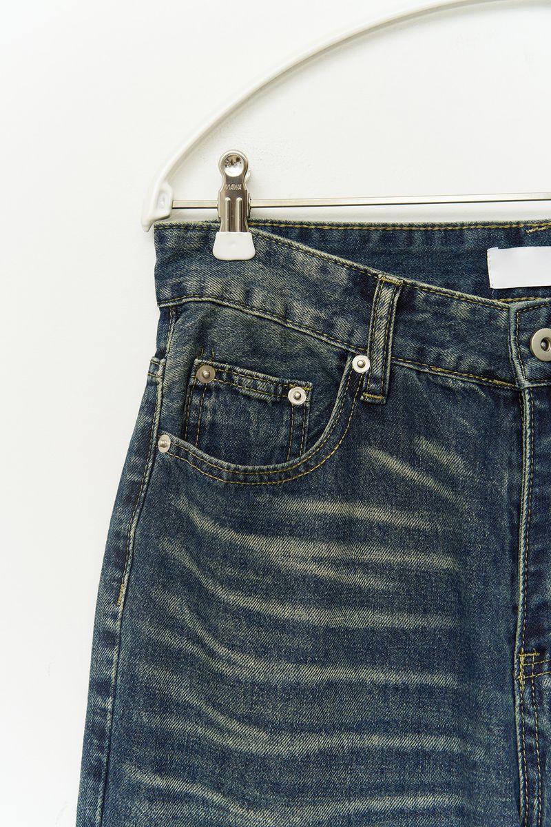 Flask Crack Denim