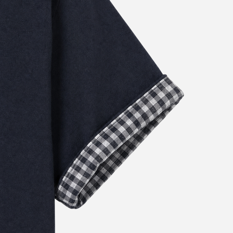 Turnback Cropped Roll-up Short Sleeve T