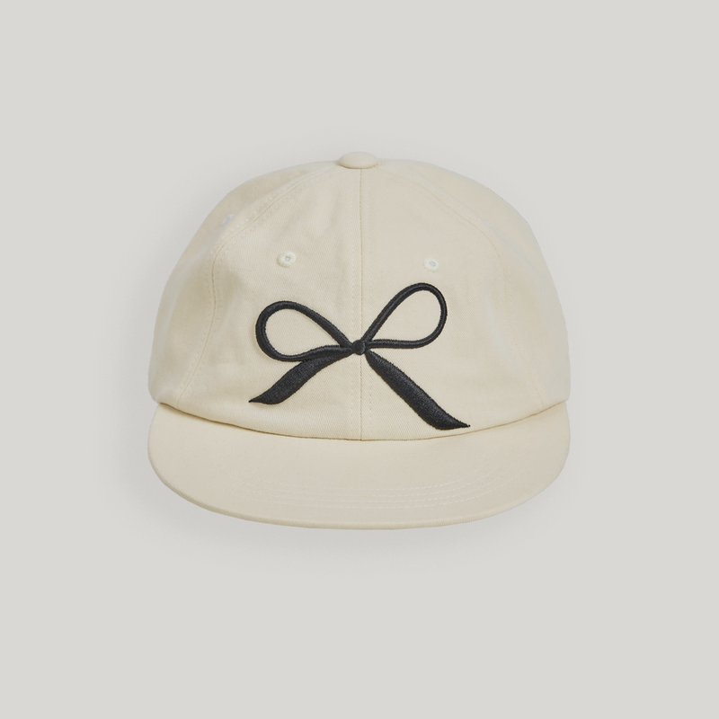 Ivory Ribbon Camp Cap