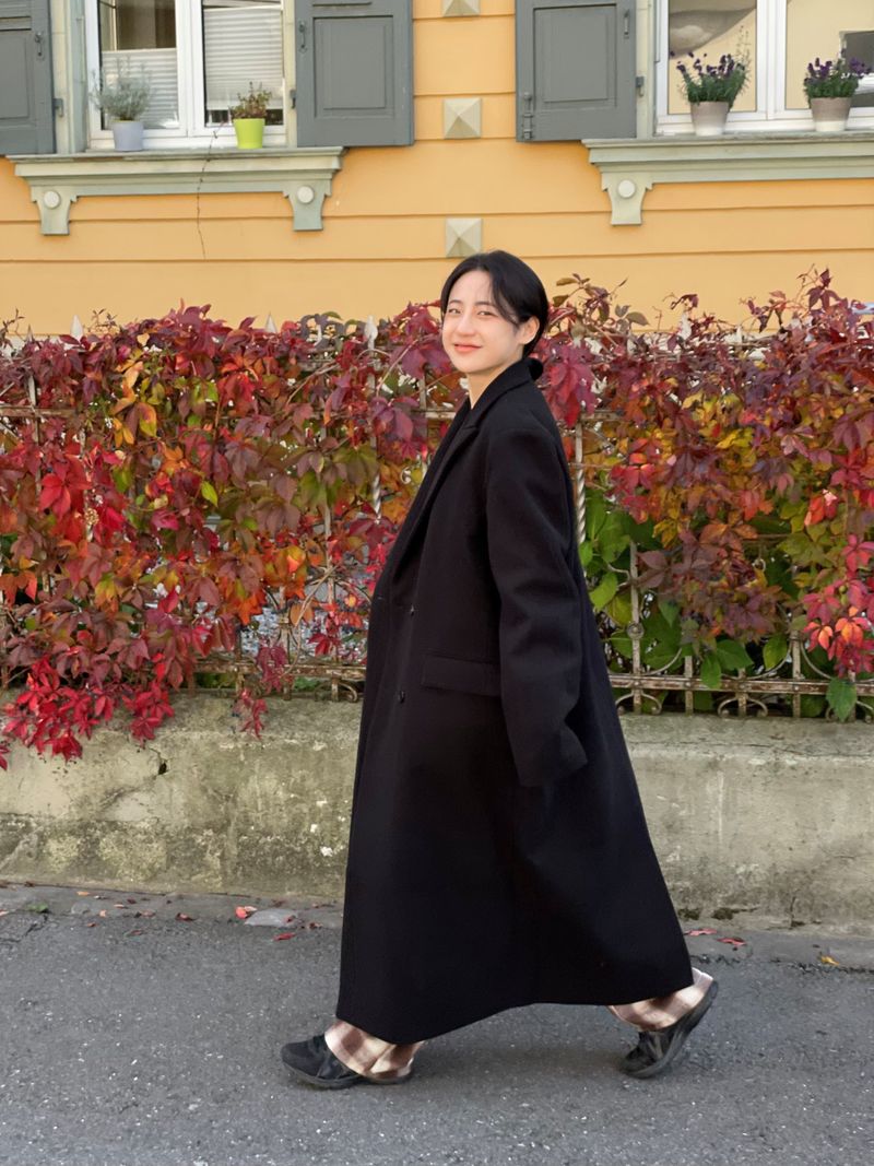 Eiffel length double maxi coat 