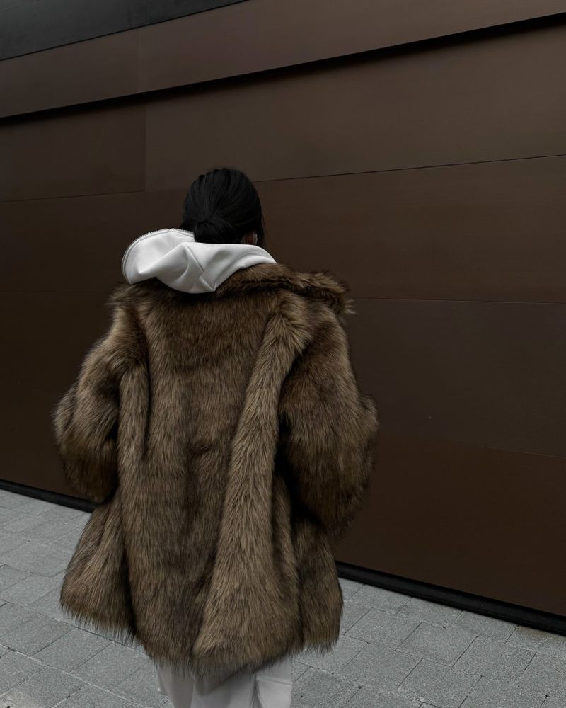 Wild fur jacket