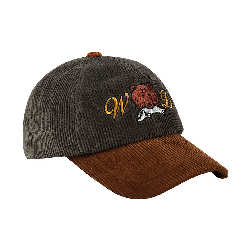 Bear salmon ball cap