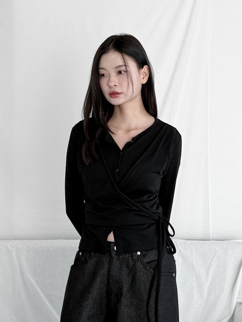  WRAP STRAP CARDIGAN