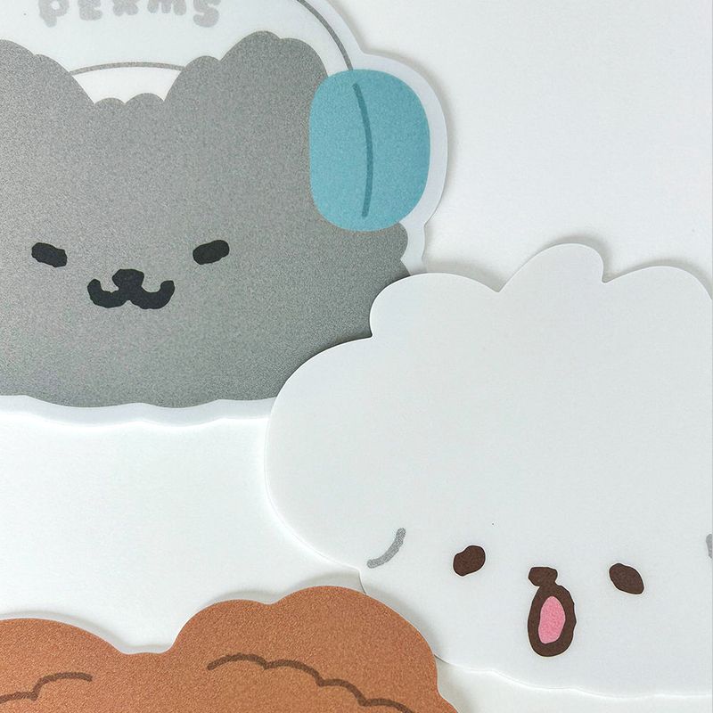 PERMS（パムズ）の「マウスパッド | ビッグフェイス 3タイプ（スマホグッズ/小物）」