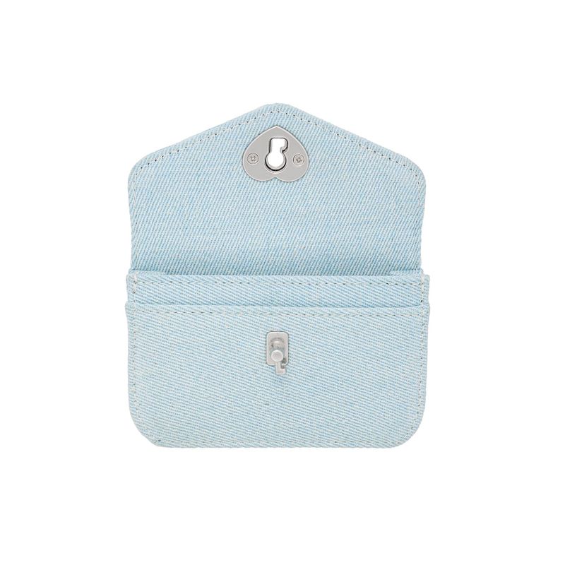 ハートロックコンパクトカードウォレット light denim