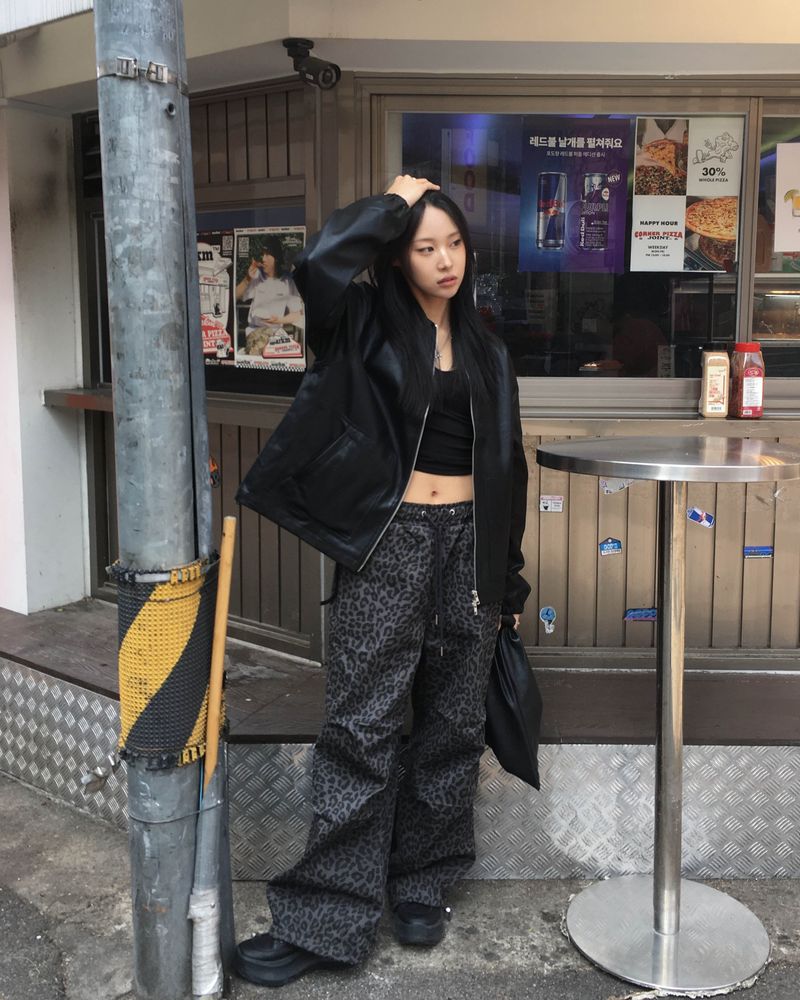 Classic leather jacket