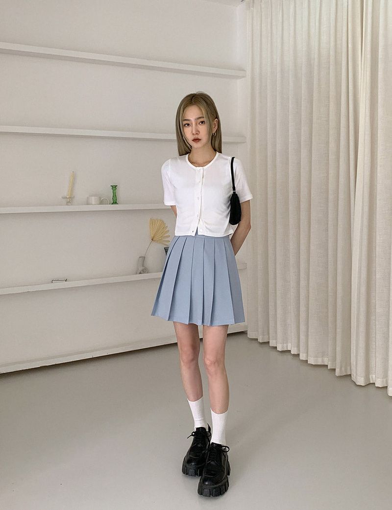 [MADE] プリーツミニスカート