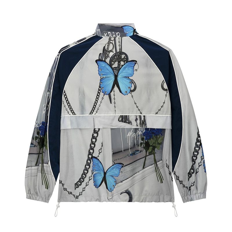 1 3 blue butterfly windbreak
