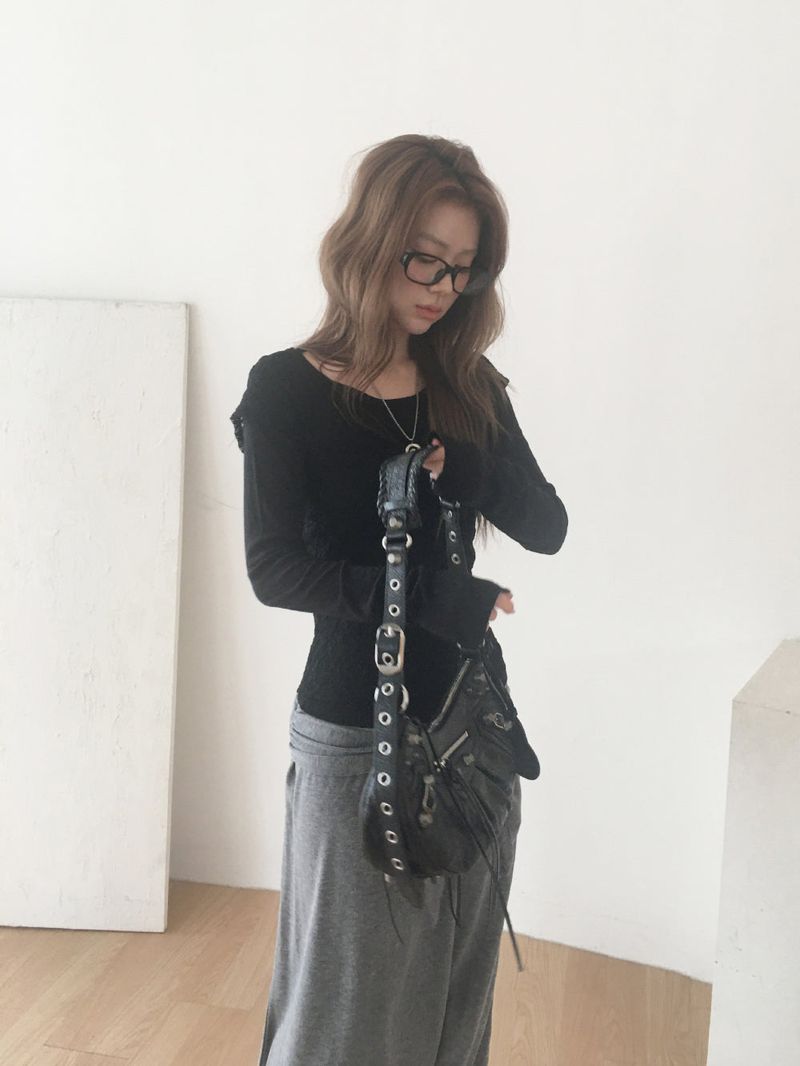 Square Horn Frame Glasses
