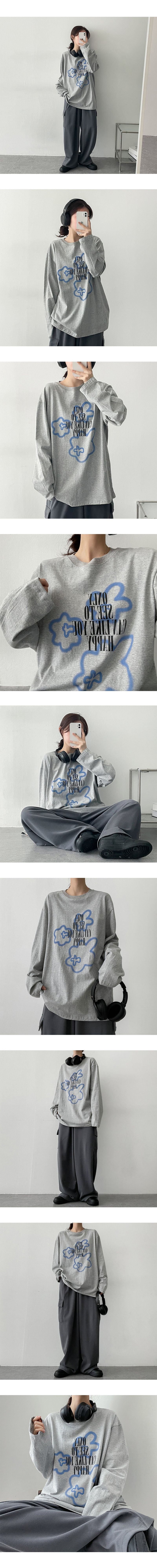 Cloud boxy long sleeved shirt