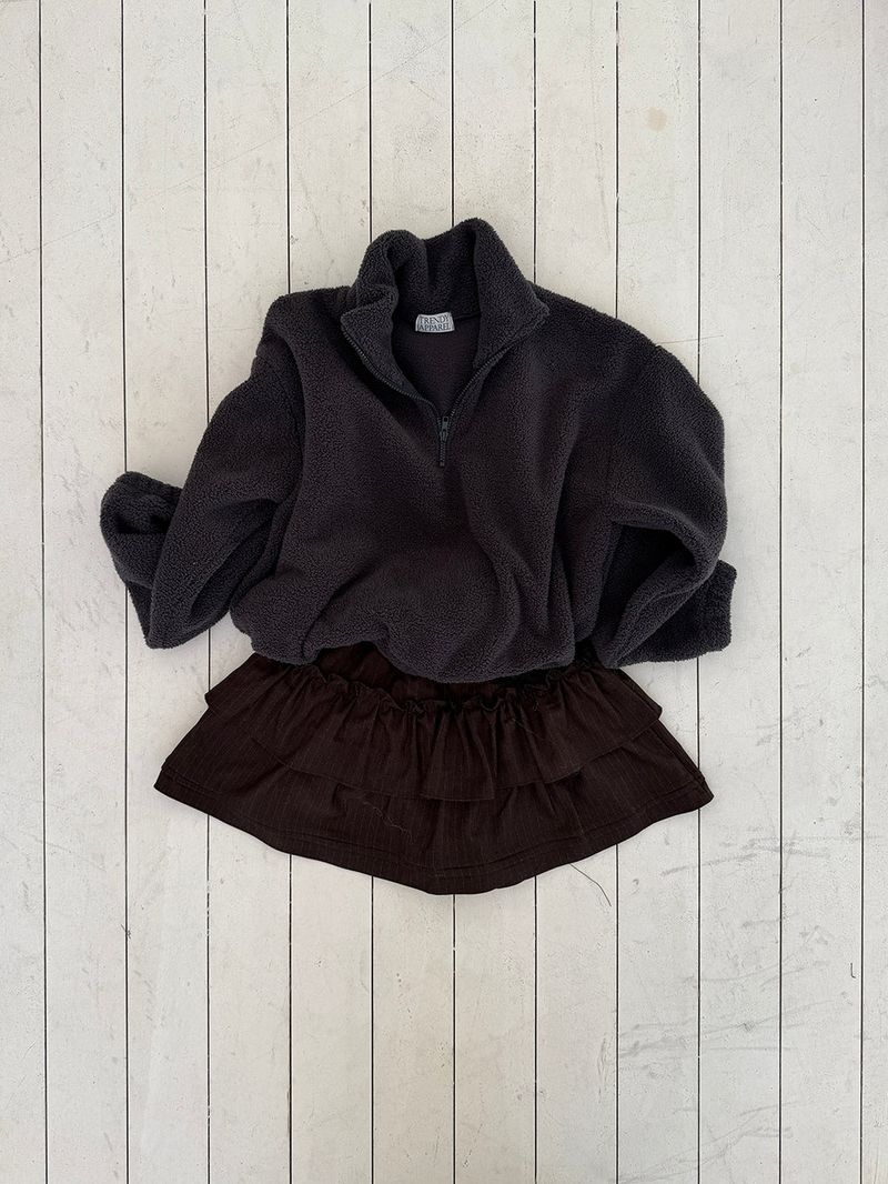 [MADE] MEMBER FLEECE HALF ZIP-UP